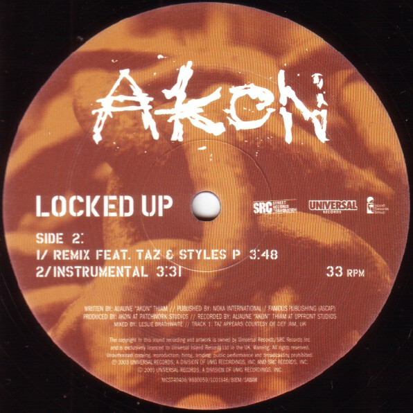 Akon - Locked Up | Universal Records (MCST 40406) - 4