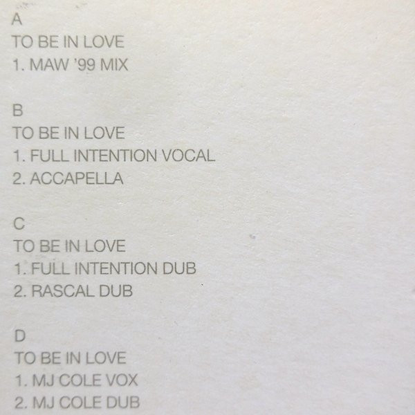 Masters At Work - To Be In Love | Defected (DFTD005) - 6