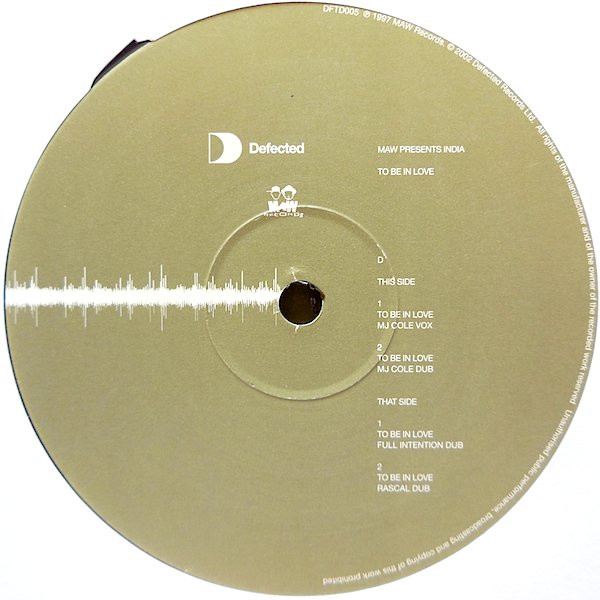 Masters At Work - To Be In Love | Defected (DFTD005) - 4