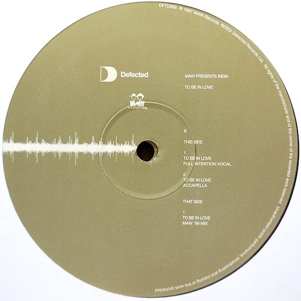 Masters At Work - To Be In Love | Defected (DFTD005) - 2