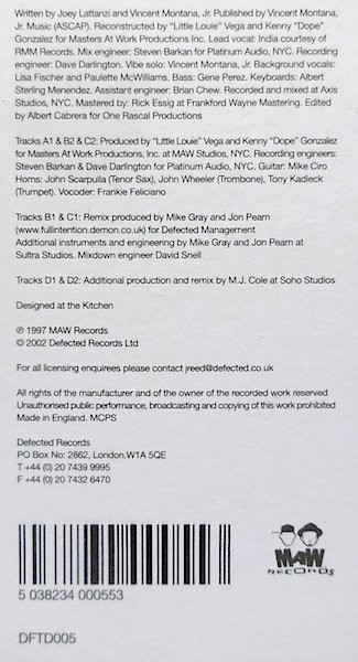 Masters At Work - To Be In Love | Defected (DFTD005) - 9