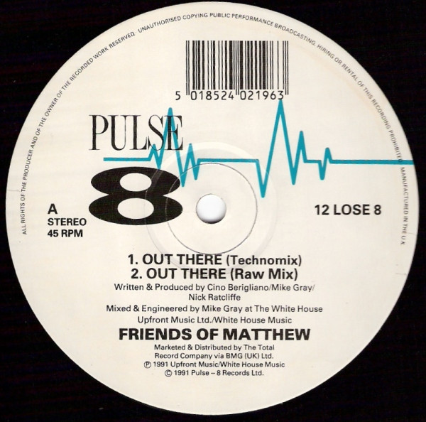 Friends Of Matthew - Out There | Pulse-8 Records (12 LOSE 8) - main
