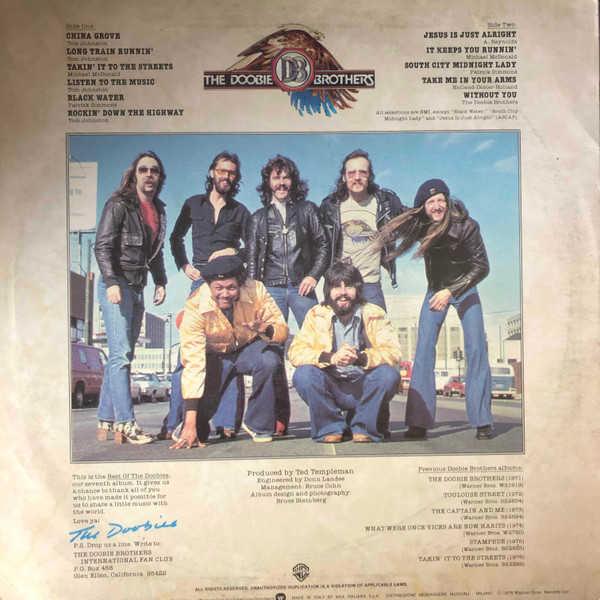 The Doobie Brothers - Best Of The Doobies | Warner Bros. Records (w 56308) - 2