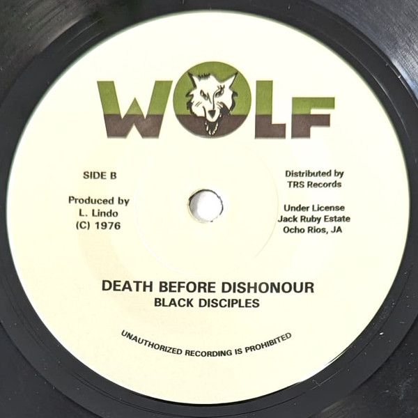 Tyrone Taylor / The Black Disciples - Birds Of A Feather / Death Before Dishonour | Wolf (TRS-JR-7) - main Tyrone Taylor / The Black Disciples - Birds Of A Feather / Death Before Dishonour | Wolf (TRS-JR-7) - main
