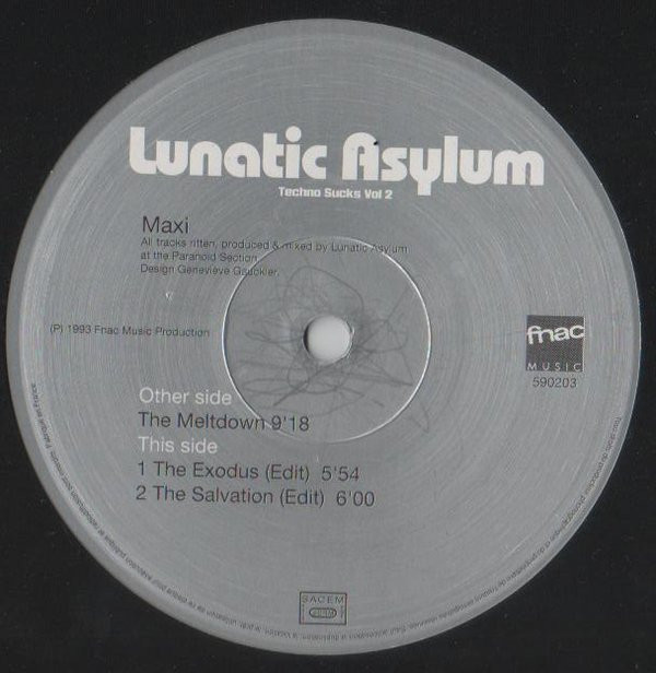 Lunatic Asylum - Techno Sucks Vol 2 - A.L.S.O (A Lunatic Space Odyssey) | Fnac Music Dance Division (590203) - 3 Lunatic Asylum - Techno Sucks Vol 2 - A.L.S.O (A Lunatic Space Odyssey) | Fnac Music Dance Division (590203) - 3