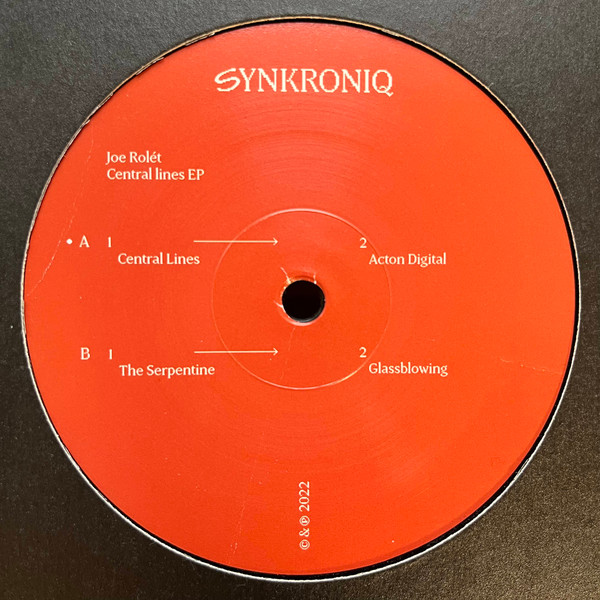 Joe Rolét - Central Lines EP | Synkroniq (SYNKRO003)