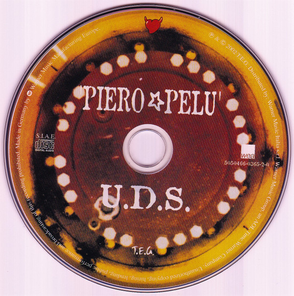 Piero Pelù - U.D.S. L'Uomo Della Strada | WEA (5050466-0365-2)