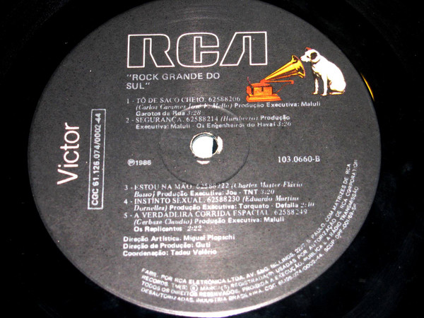 Various - Rock Grande Do Sul | RCA Victor (103 0660) - 4 Various - Rock Grande Do Sul | RCA Victor (103 0660) - 4