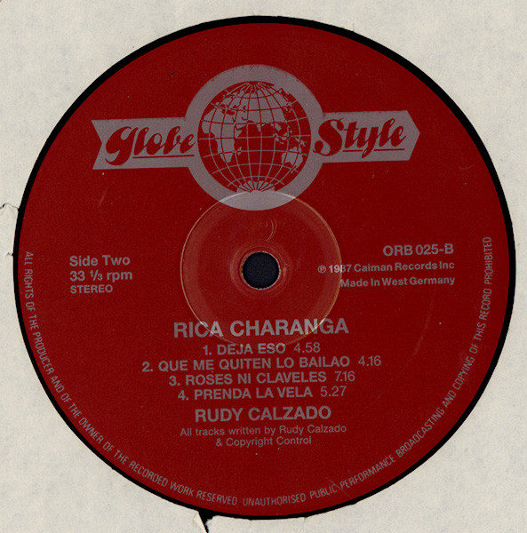 Rudy Calzado - Rica Charanga | Globe Style (ORB 025) - 4