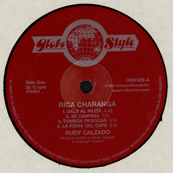 Rudy Calzado - Rica Charanga | Globe Style (ORB 025) - 3
