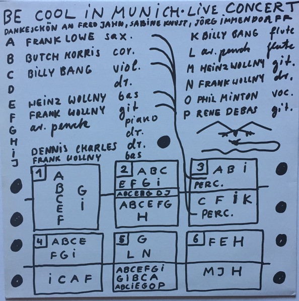 Frank Lowe , Butch Morris , Billy Bang , Heinz Wollny , Frank Wollny , A.R. Penck , Denis Charles - Be Cool In Munich – Live In Concert Part II | Not On Label (A.R. Penck Self-released) (none) - 2 Frank Lowe , Butch Morris , Billy Bang , Heinz Wollny , Frank Wollny , A.R. Penck , Denis Charles - Be Cool In Munich – Live In Concert Part II | Not On Label (A.R. Penck Self-released) (none) - 2