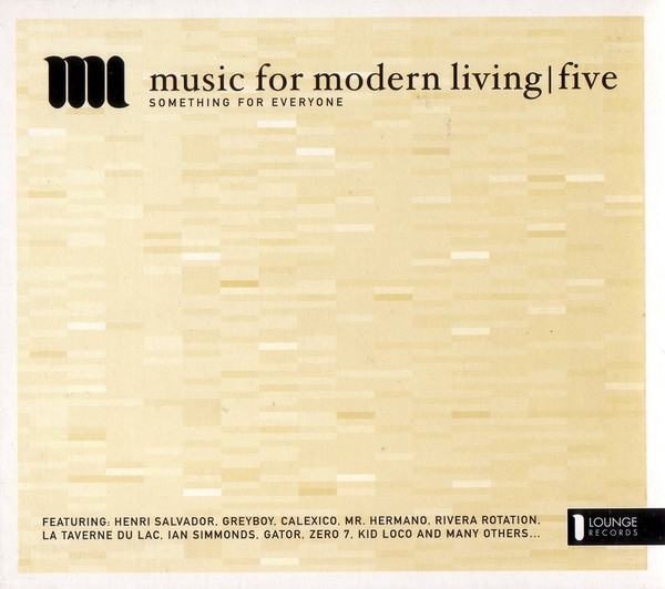 Various - Music For Modern Living Vol. 5 | Lounge Records (LR 029/01) Various - Music For Modern Living Vol. 5 | Lounge Records (LR 029/01)