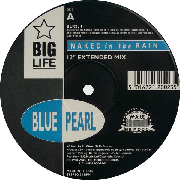 Blue Pearl - Naked In The Rain | Big Life (BLR 23T) - 3