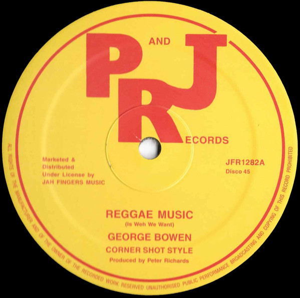 George Bowen - Reggae Music | P And J Records (JFR1282) George Bowen - Reggae Music | P And J Records (JFR1282)
