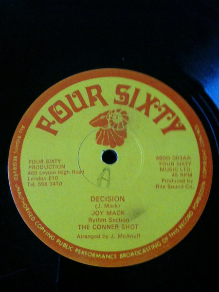 Joy Mack - Decision | Four Sixty (460D 003) - 3