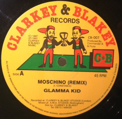 Glamma Kid / Tippa Irie - Moschino (Remix) / Leaf Branch & Stem | Clarkey & Blakey Records (CB-007) - main Glamma Kid / Tippa Irie - Moschino (Remix) / Leaf Branch & Stem | Clarkey & Blakey Records (CB-007) - main
