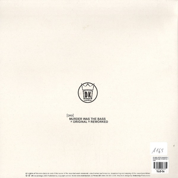 DK - Murder Was The Bass | DK Records (DK8) - 2