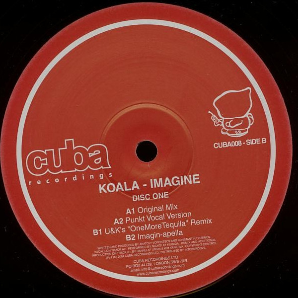 Koala - Imagine | Cuba Recordings (CUBA008) - 2