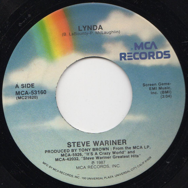 Steve Wariner - Lynda | MCA Records (MCA-53160)