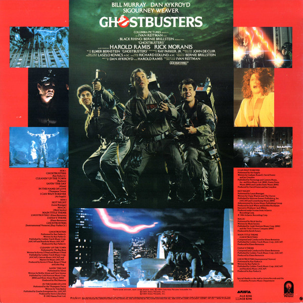 Various - Ghostbusters (Original Soundtrack Album) | Arista (AL8-8246) - 2 Various - Ghostbusters (Original Soundtrack Album) | Arista (AL8-8246) - 2