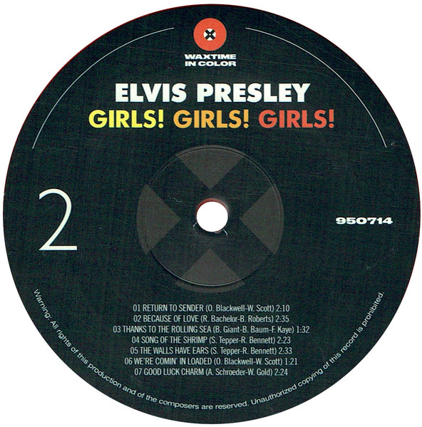 Elvis Presley - Girls! Girls! Girls! | WaxTime In Color (950714) - 3