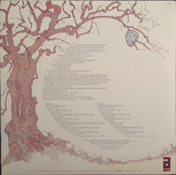 The Rolling Stones - Metamorphosis | ABKCO (ANA 1) - 2