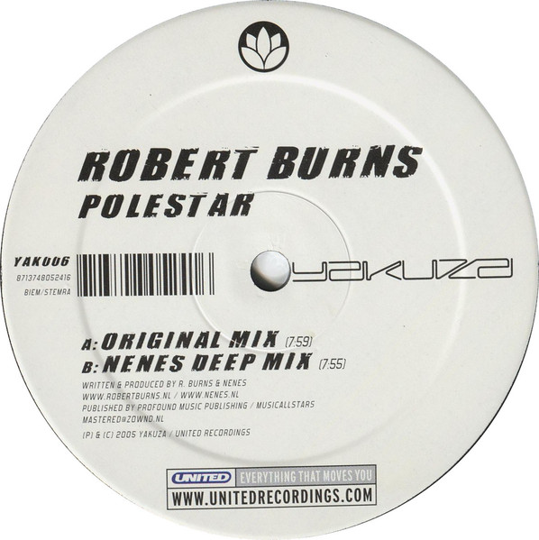 Robert Burns - Polestar | Yakuza (YAK006)