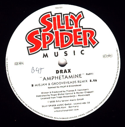 Drax - Amphetamine Part I | Silly Spider Music (SSM 001) - 2
