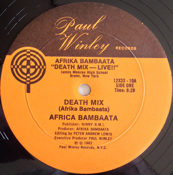 Afrika Bambaataa - Death Mix — Live!! | Paul Winley Records (12X33-10) - 3