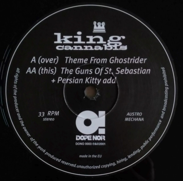 King Cannabis - Theme From Ghostrider | Dope Noir (DONO 0003) - 3 King Cannabis - Theme From Ghostrider | Dope Noir (DONO 0003) - 3