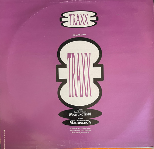 Traxx - Malfunction | USA Import Music (USA 1070) - 3