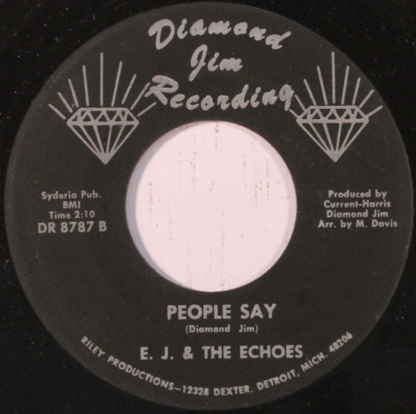 E. J. & The Echoes - Put A Smile On Your Face | Diamond Jim (DR 8787) - 2