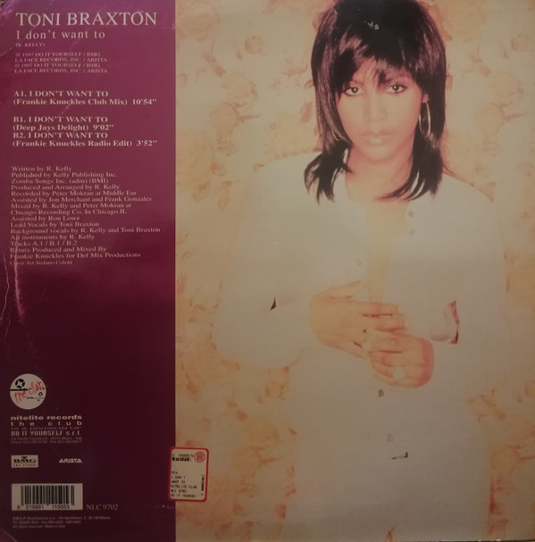 Toni Braxton - I Don't Want To | Nitelite The Club Records (NLC 9702) - 2 Toni Braxton - I Don't Want To | Nitelite The Club Records (NLC 9702) - 2