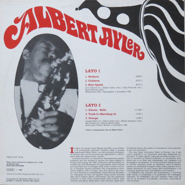 Albert Ayler - Albert Ayler | Philology (W 88) - 2