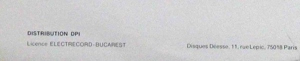 Radu Simion - Le Plus Grand Virtuose De La Flûte De Pan | Disques Déesse (DDLX 72) - 3