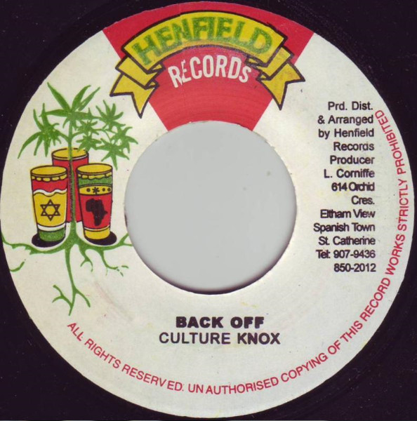 Kulcha Knox - Back Off | Henfield Records (none)