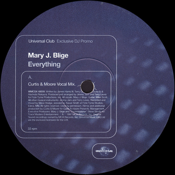 Mary J. Blige - Everything | Universal Records (WMCSX 48059) - 3