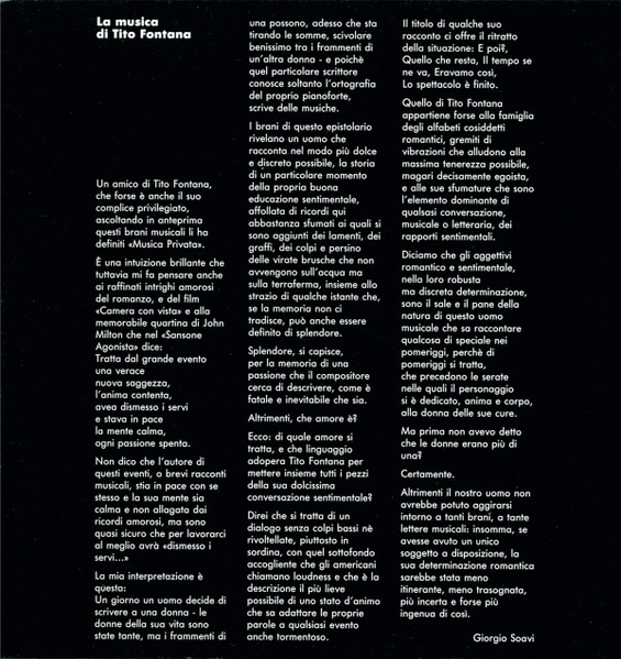 Tito Fontana - Musica, Emozioni Amore Sogni Racconti Atmosfere Nostalgia | Dire (FO 207) - 4