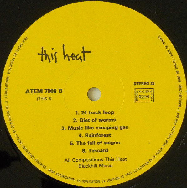 This Heat - This Heat | Atem (7006) - 4