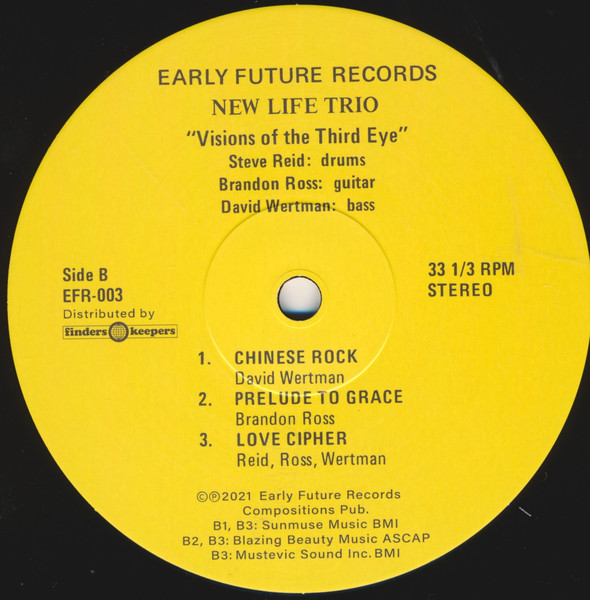 New Life Trio - Visions Of The Third Eye | Early Future Records (EFR 003) - 4