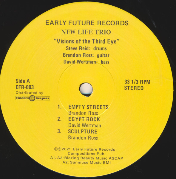 New Life Trio - Visions Of The Third Eye | Early Future Records (EFR 003) - 3