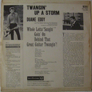 Duane Eddy - "Twangin'" Up A Storm! | RCA Victor (RD -7568) - 2