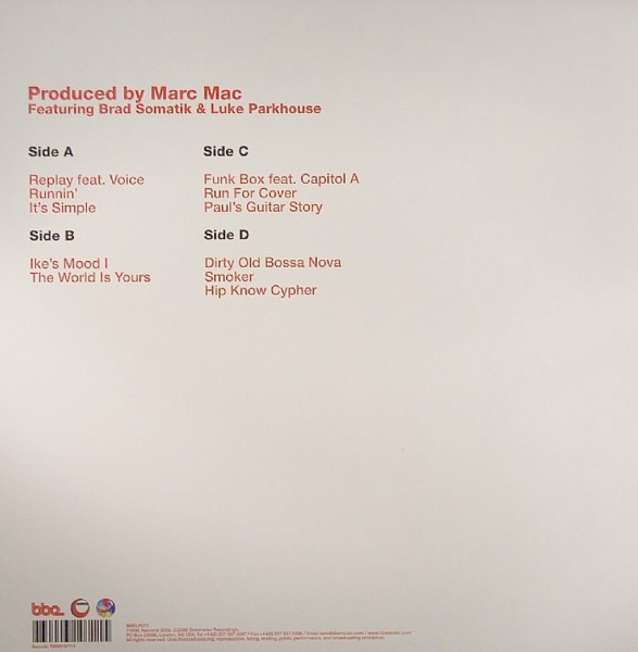 Marc Mac Presents Visioneers - Dirty Old Hip Hop | BBE (BBELP071) - 2