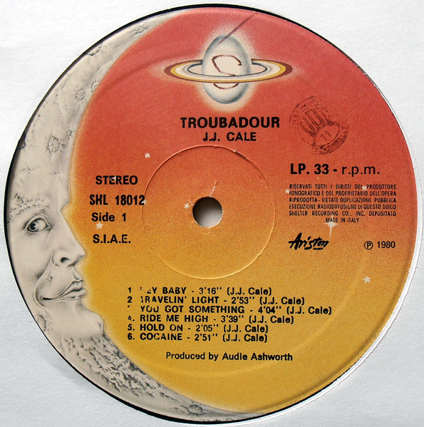 J.J. Cale - Troubadour | Shelter Records (SHL 18012) - 3 J.J. Cale - Troubadour | Shelter Records (SHL 18012) - 3