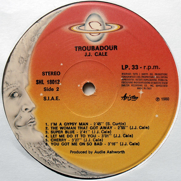 J.J. Cale - Troubadour | Shelter Records (SHL 18012) - 4 J.J. Cale - Troubadour | Shelter Records (SHL 18012) - 4