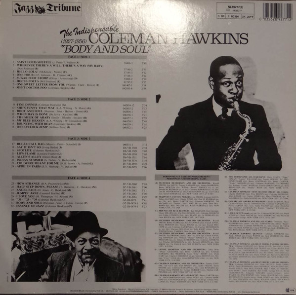 Coleman Hawkins - The Indispensable Coleman Hawkins "Body And Soul" (1927-1956) | RCA (NL 89277) - 2