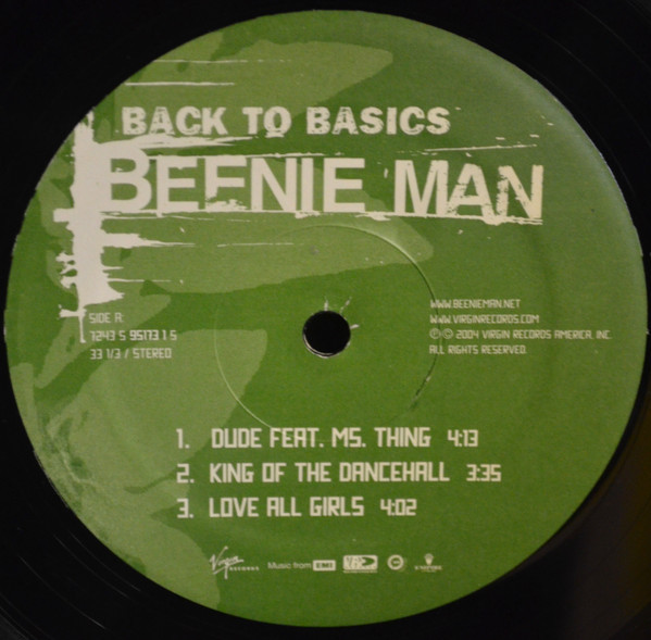 Beenie Man - Back To Basics | Virgin (7243 5 95173 1 5) - 3