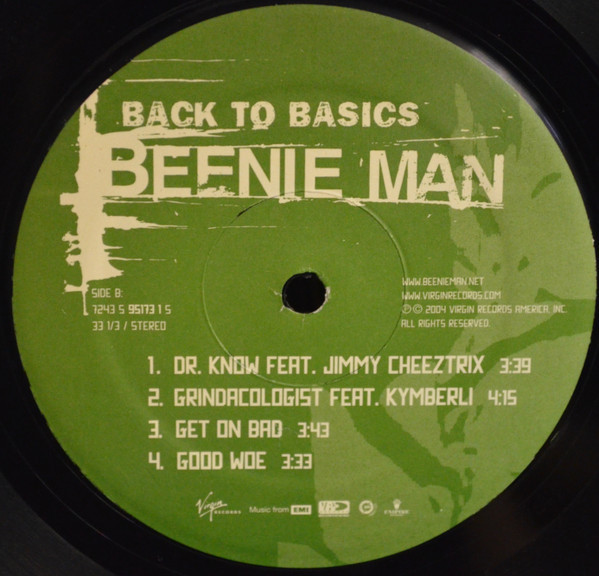 Beenie Man - Back To Basics | Virgin (7243 5 95173 1 5) - 4