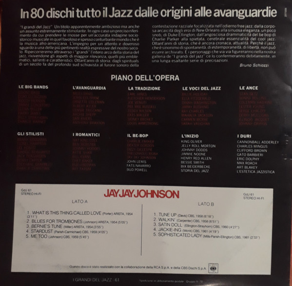 Jay Jay Johnson - Jay Jay Johnson | Fabbri Editori (GdJ 61) - main