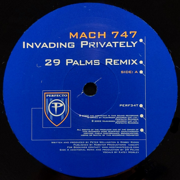 Mach 747 - Invading Privately | Perfecto (PERF34T) - 3